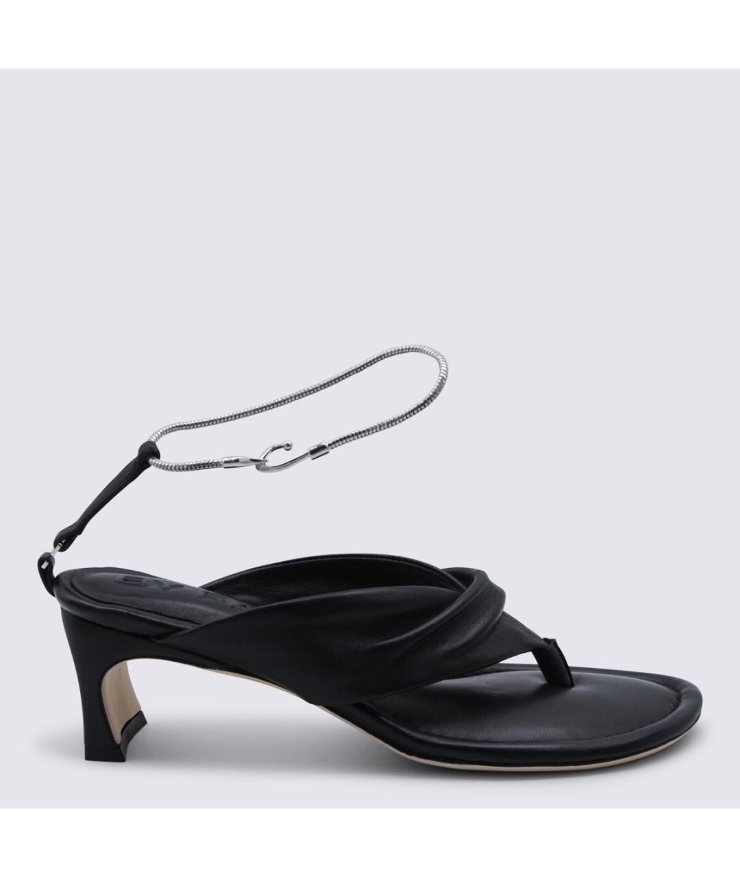 BY FAR Черные босоножки, фото 5