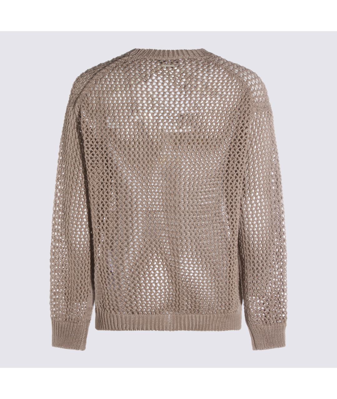 MAISON KITSUNE Бежевый хлопковый джемпер / свитер, фото 2