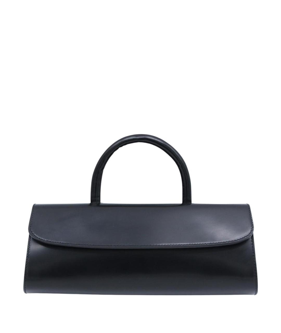 BY FAR Черная кожаная сумка с короткими ручками, фото 1