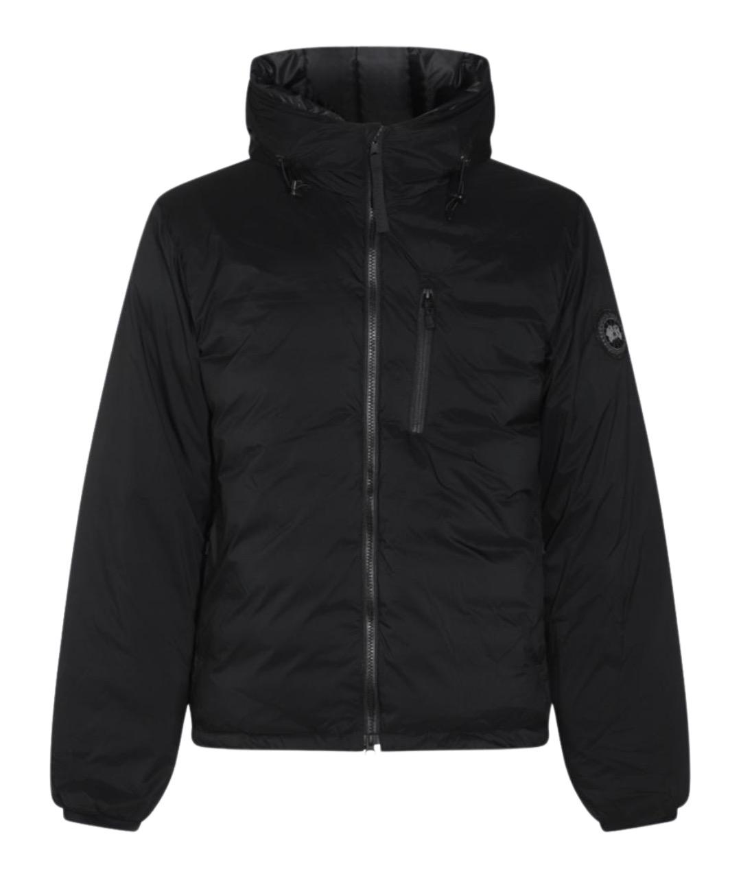 CANADA GOOSE Черная полиамидовая куртка, фото 1