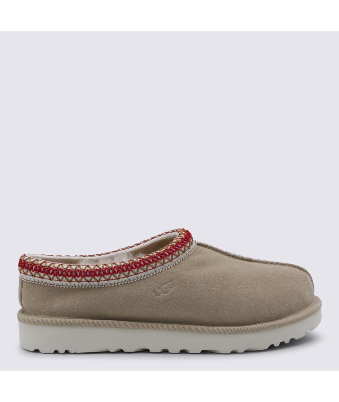 UGG Бежевые кожаные ботинки, фото 5