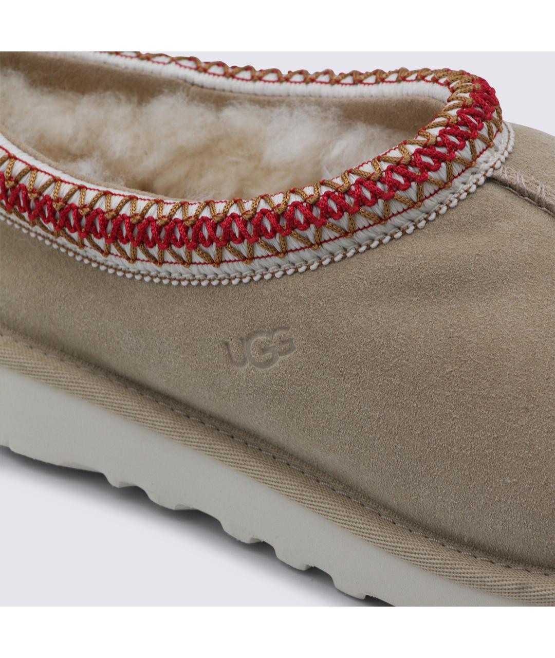 UGG Бежевые кожаные ботинки, фото 4