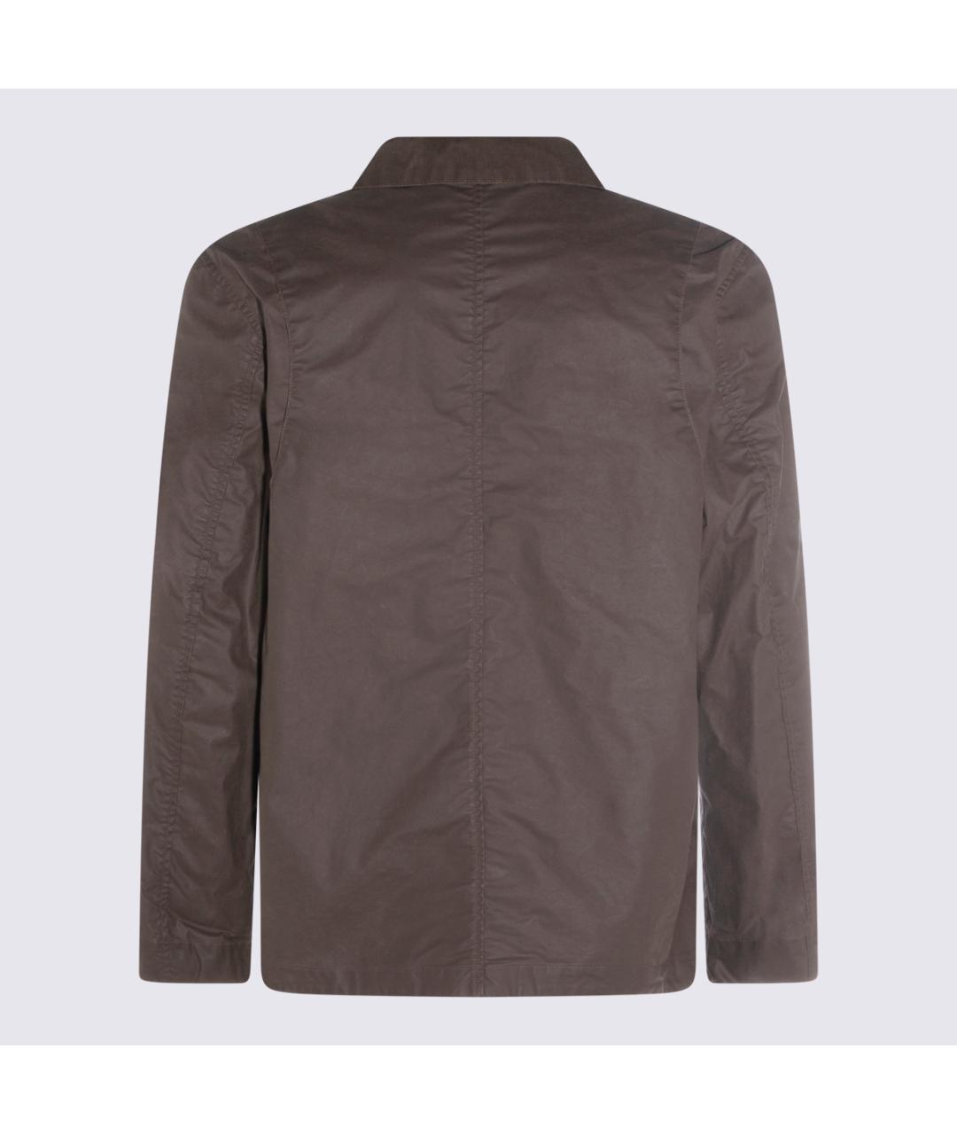 STONE ISLAND Коричневая полиэстеровая куртка, фото 2