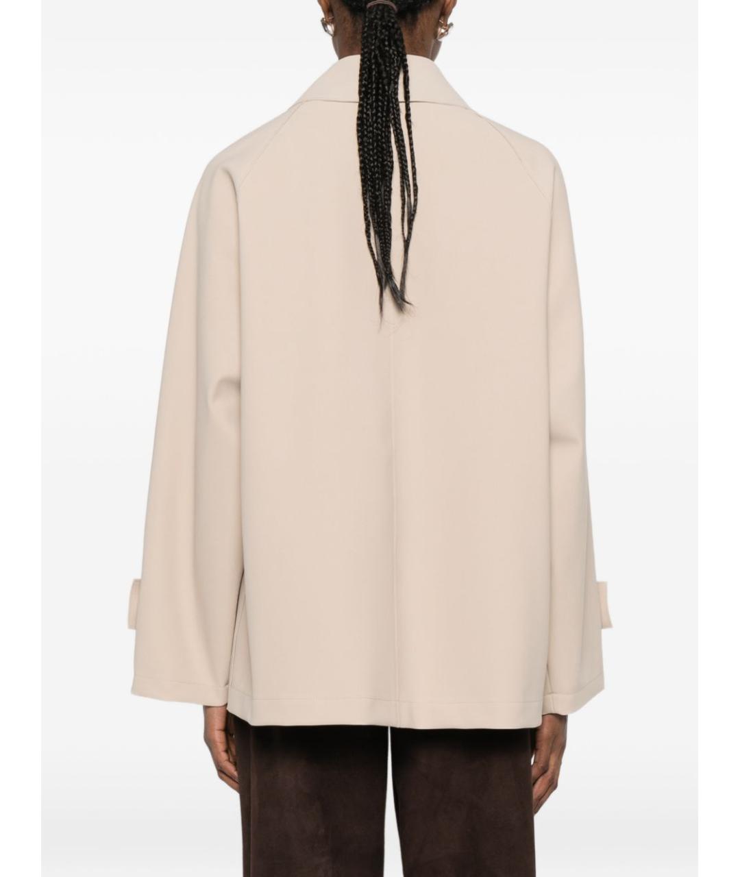 HARRIS WHARF LONDON Бежевая полиамидовая куртка, фото 2