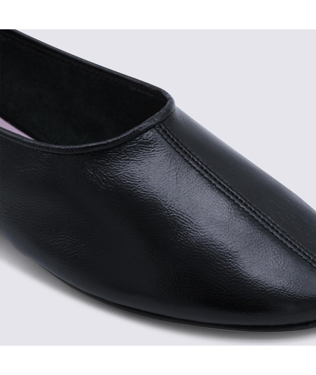 BY FAR Черные кожаные балетки, фото 4
