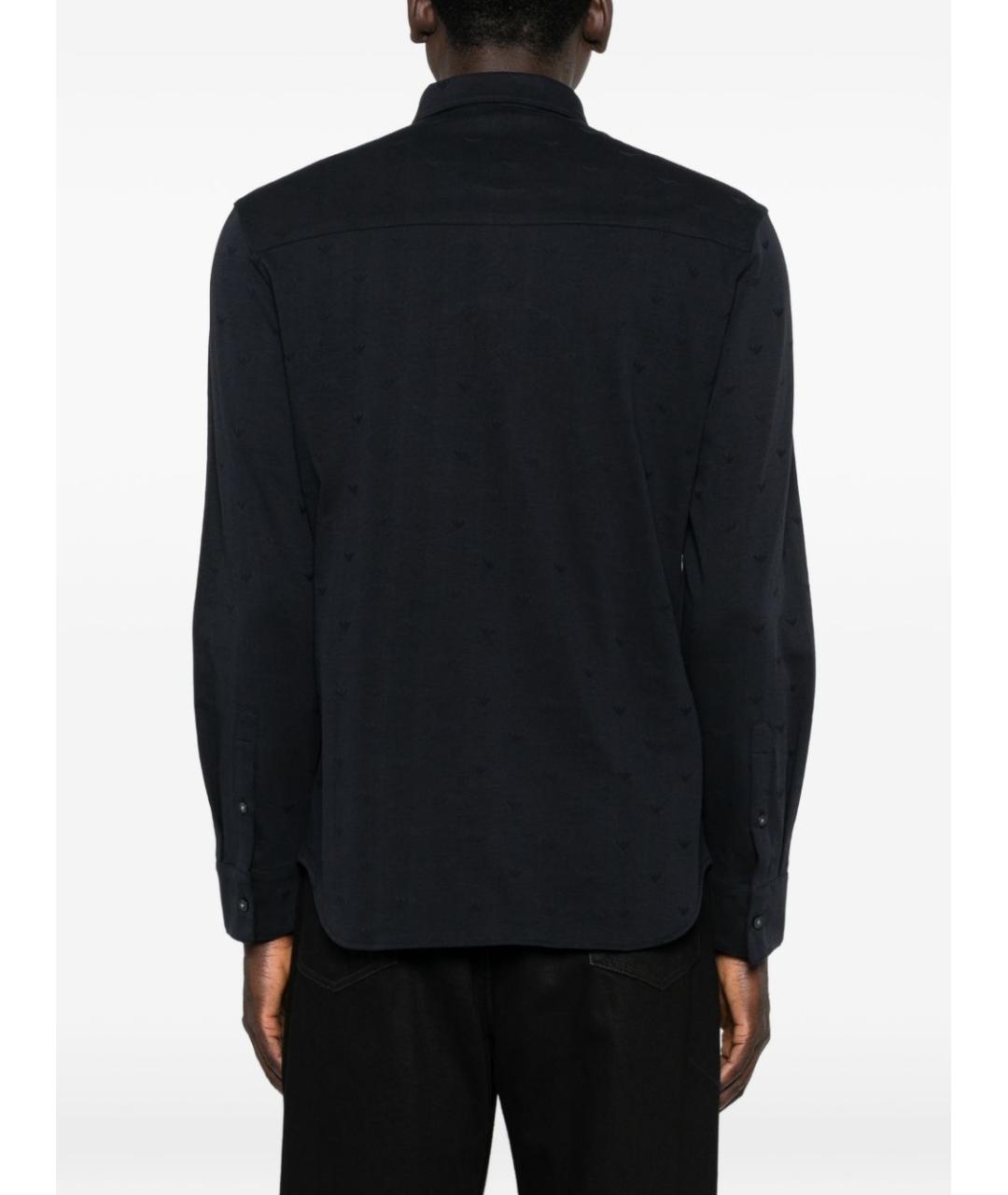 EMPORIO ARMANI Хлопковая кэжуал рубашка, фото 4