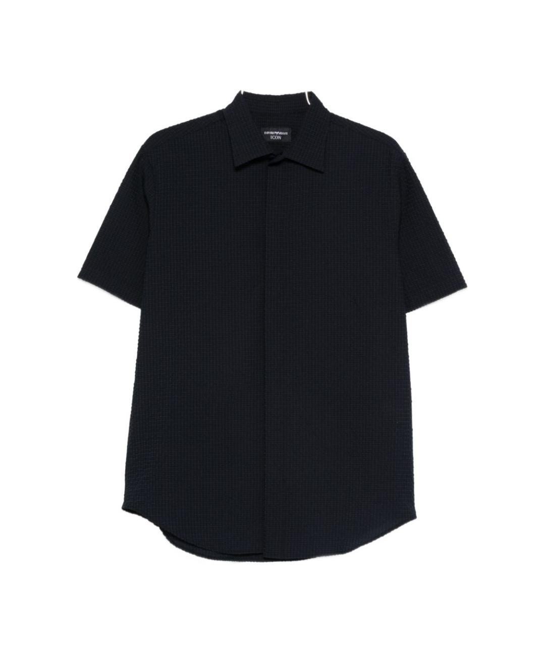 EMPORIO ARMANI Синяя кэжуал рубашка, фото 1