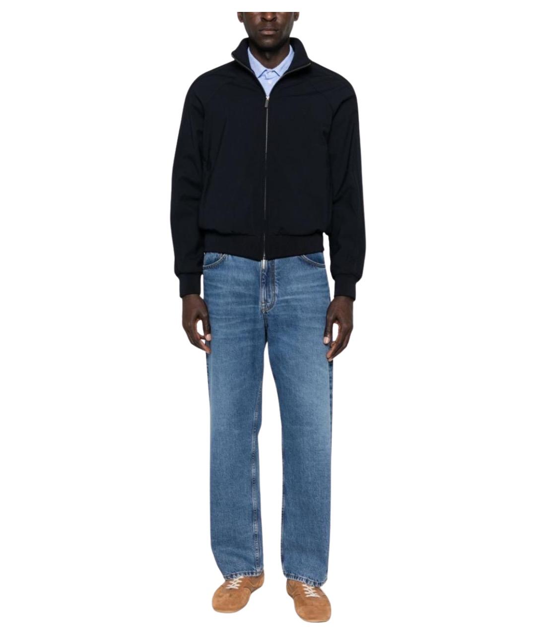 EMPORIO ARMANI Синий шерстяной джемпер / свитер, фото 1