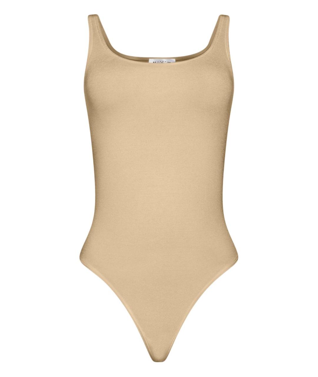 WOLFORD Бежевое хлопковое боди, фото 1