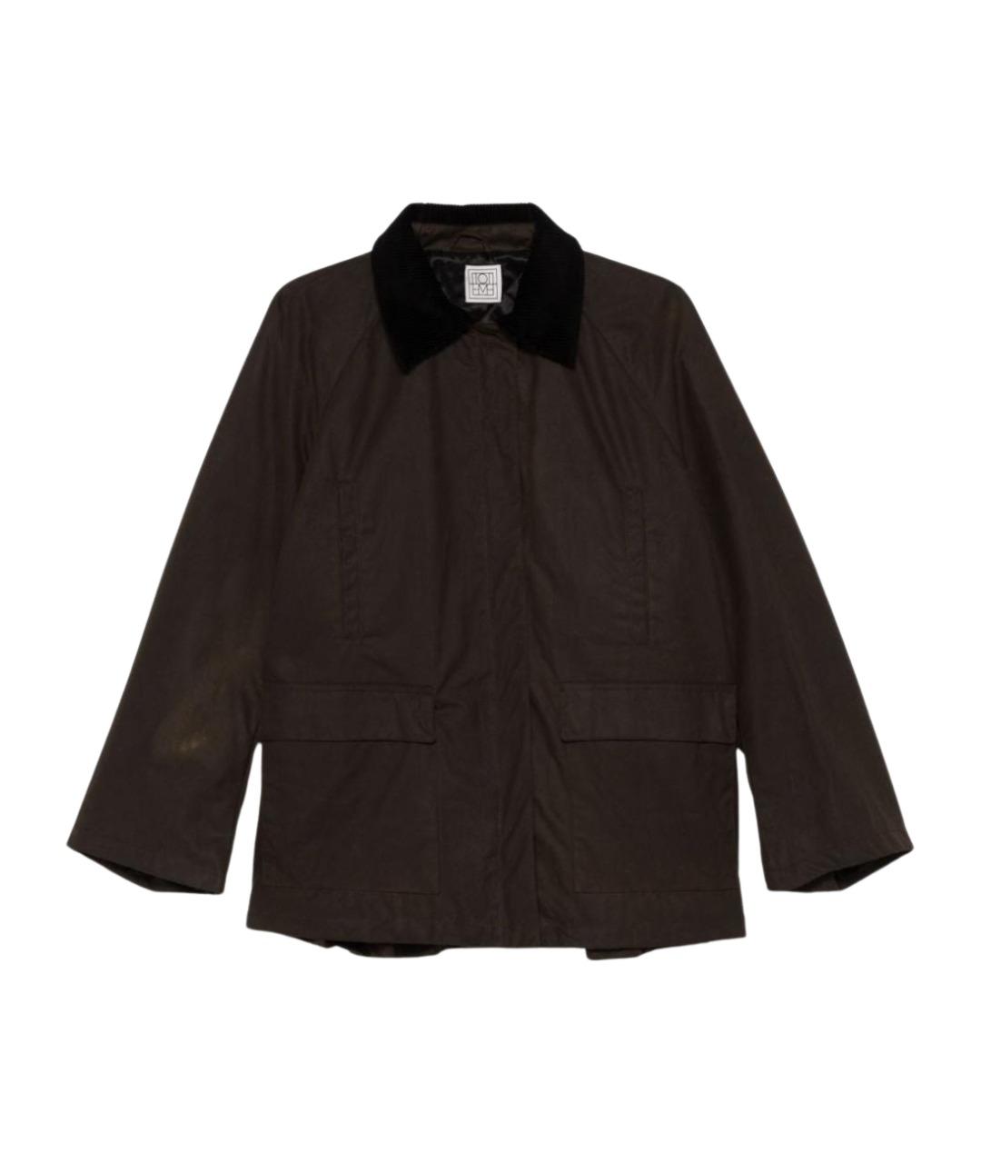 TOTEME Коричневая хлопковая куртка, фото 1