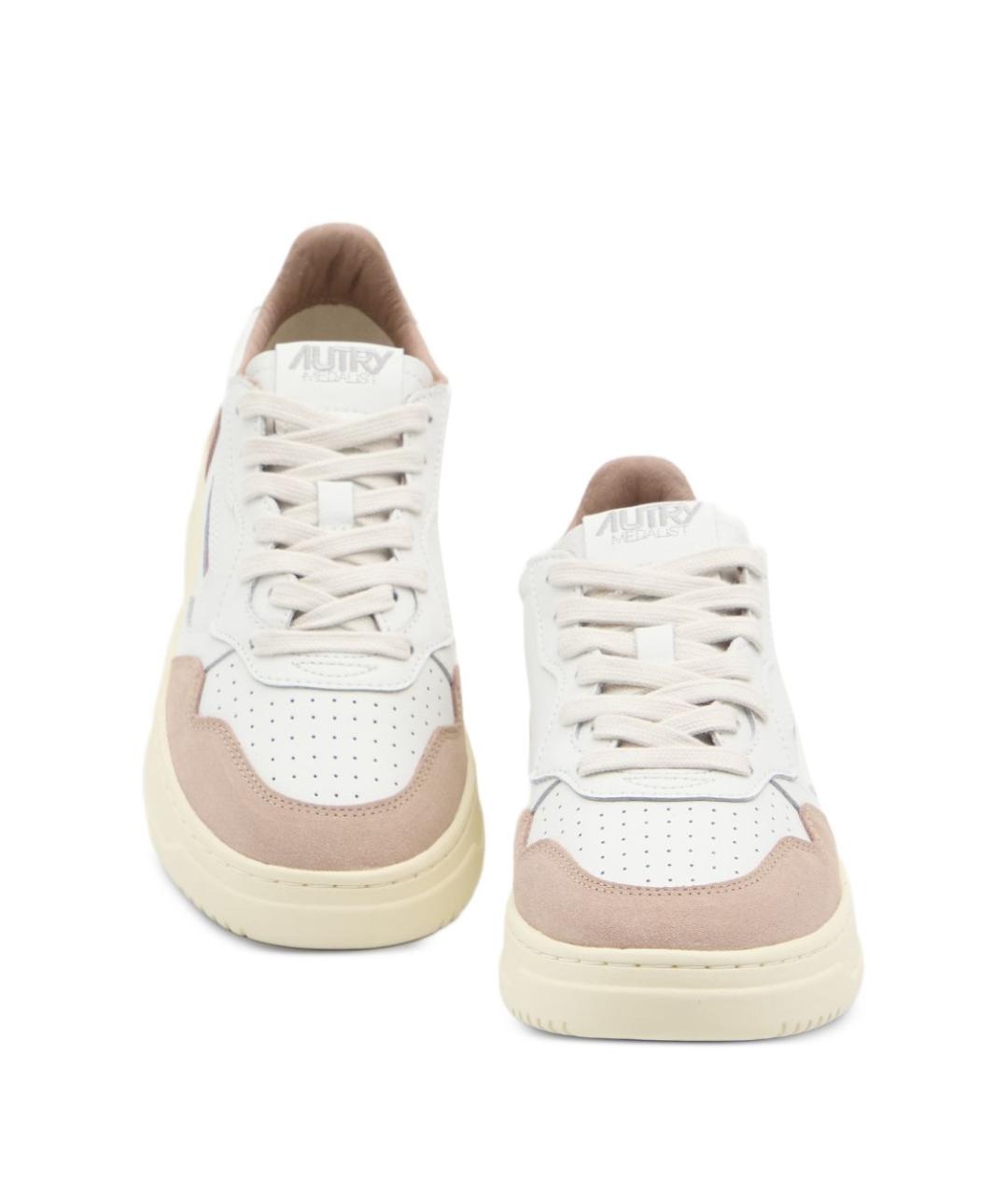 AUTRY Бежевые кожаные кеды, фото 4