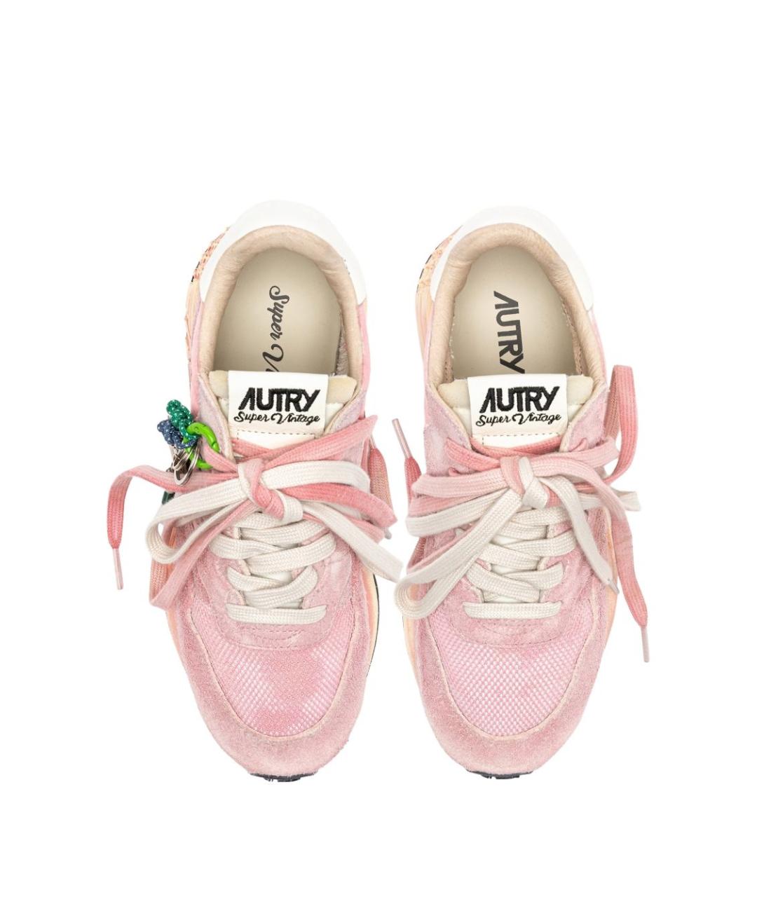 AUTRY Розовые замшевые кроссовки, фото 5
