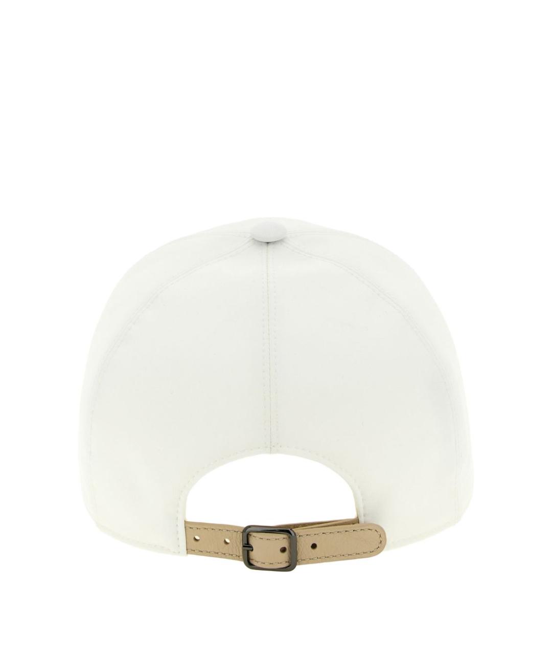 BRUNELLO CUCINELLI Белая кепка, фото 3