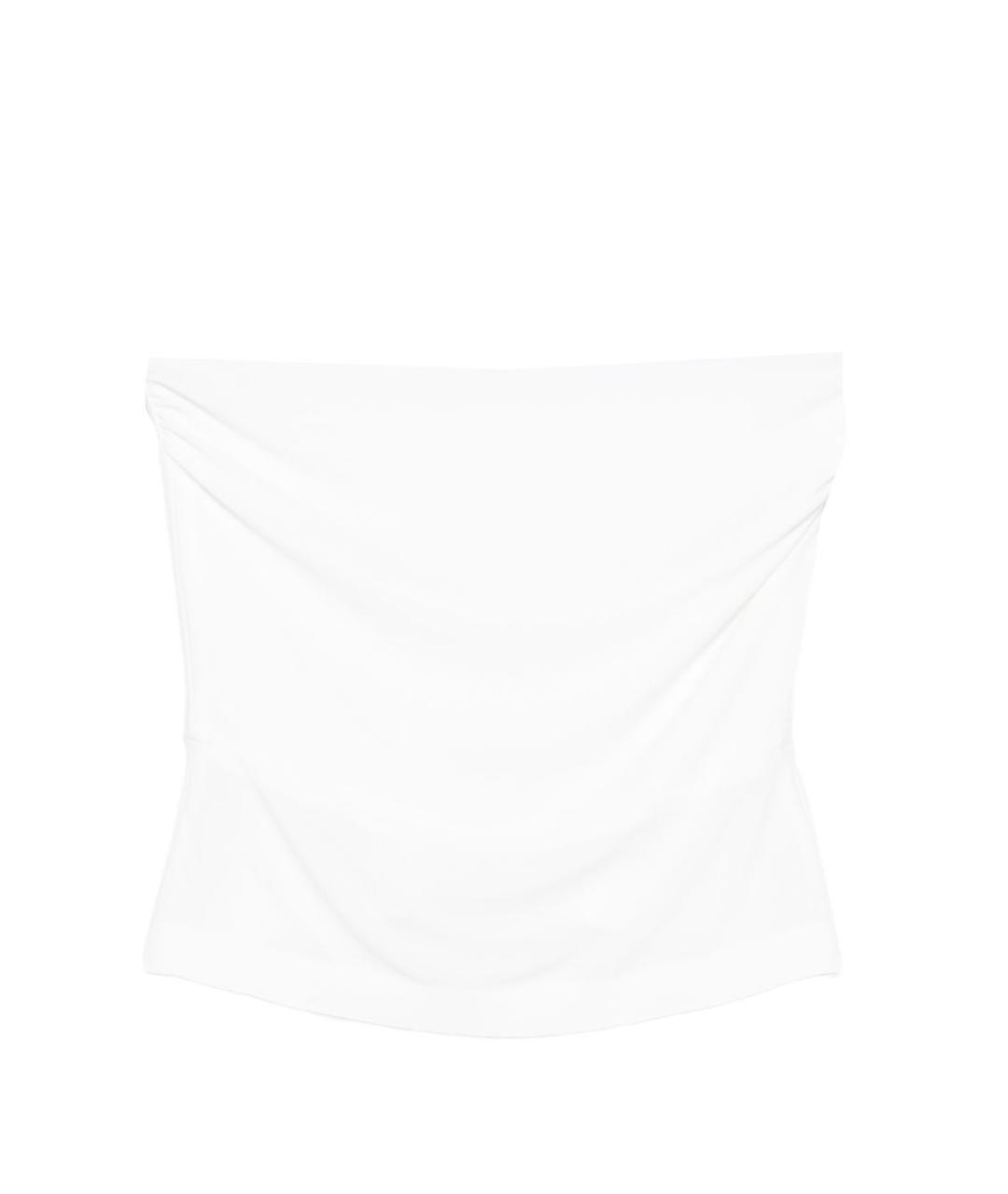 NORMA KAMALI Белая полиэстеровая майка, фото 1