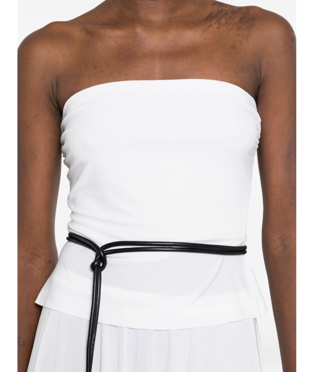 NORMA KAMALI Белая полиэстеровая майка, фото 3