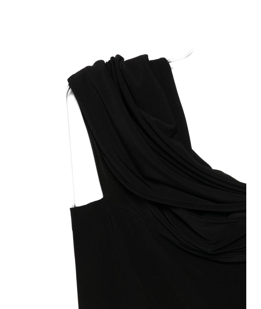 NORMA KAMALI Черное полиэстеровое боди, фото 3