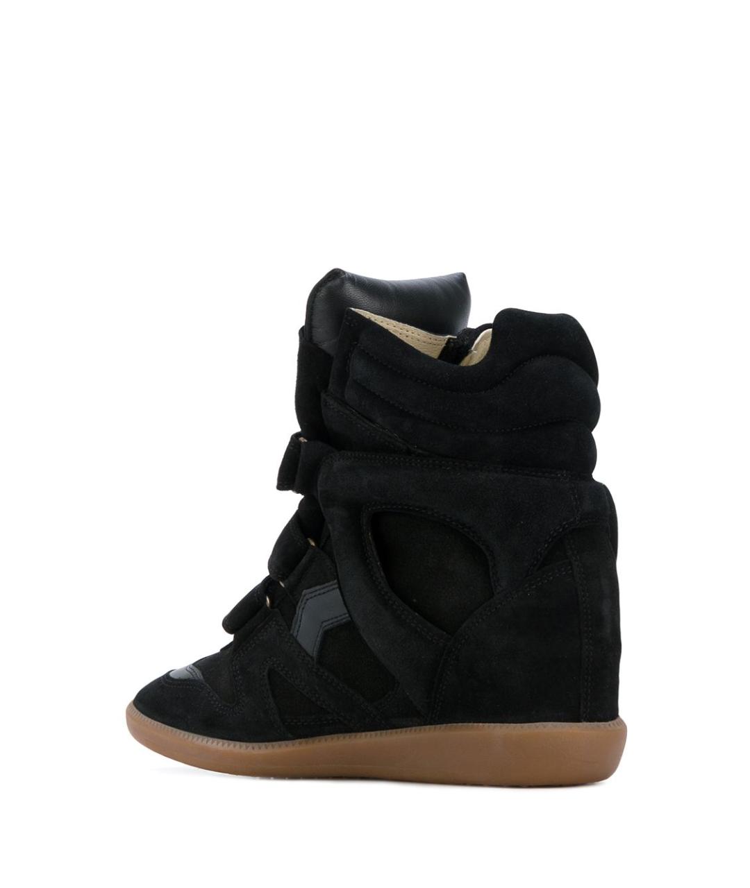 ISABEL MARANT Черные замшевые кроссовки, фото 3
