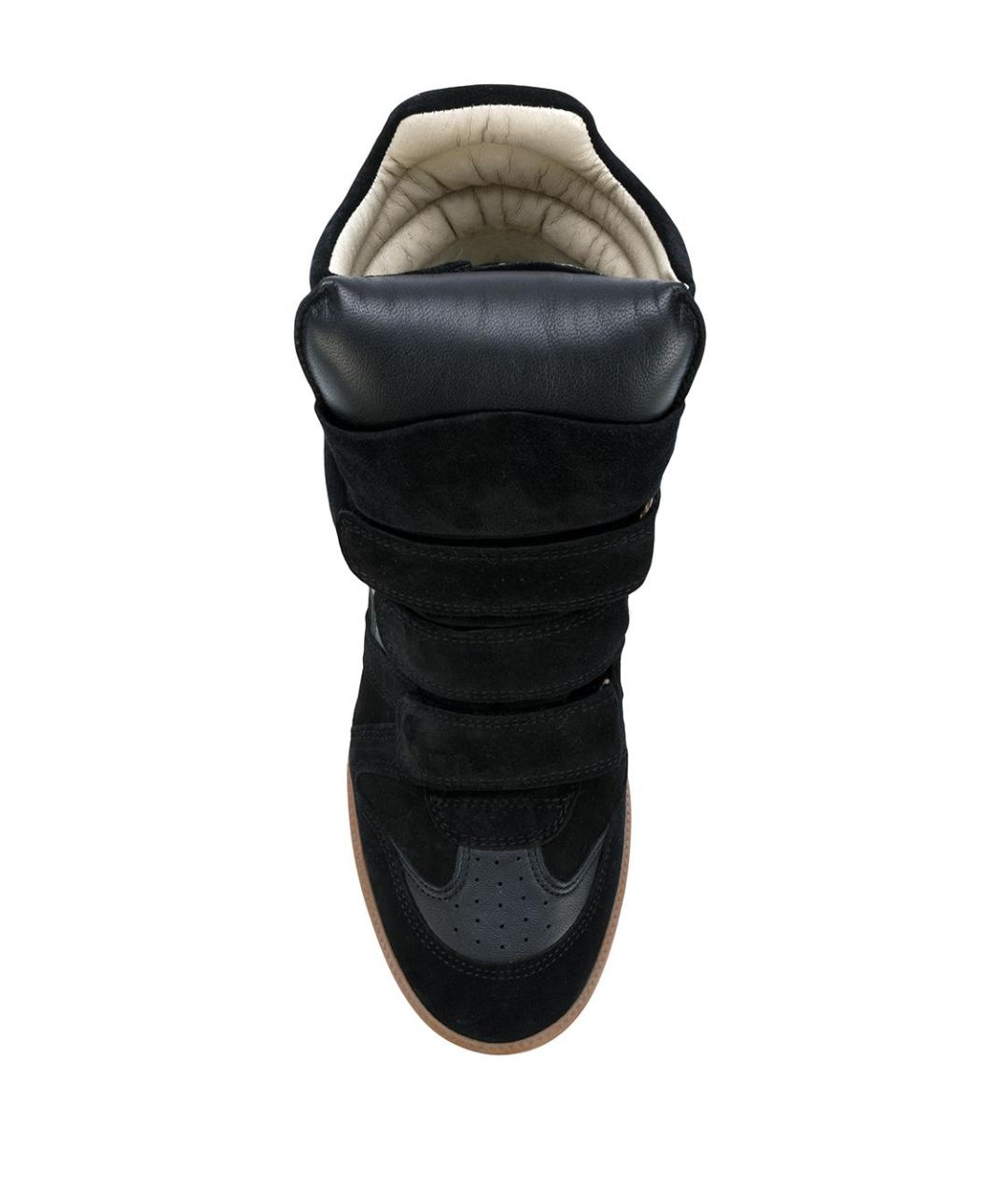 ISABEL MARANT Черные замшевые кроссовки, фото 2