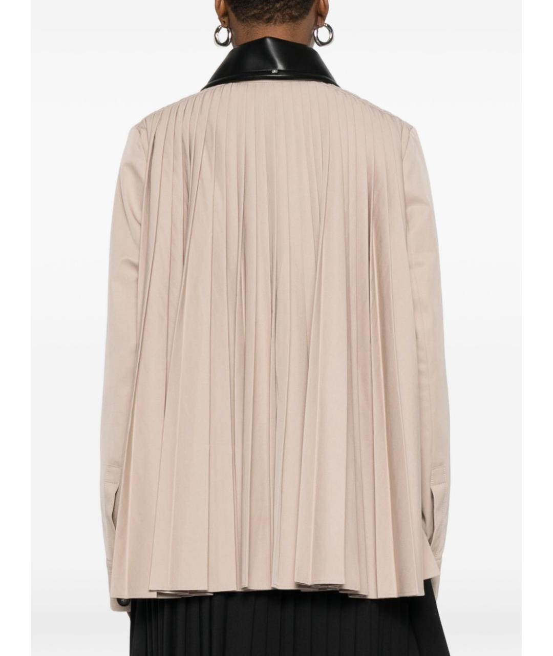 SPORTMAX Бежевая хлопковая куртка, фото 2