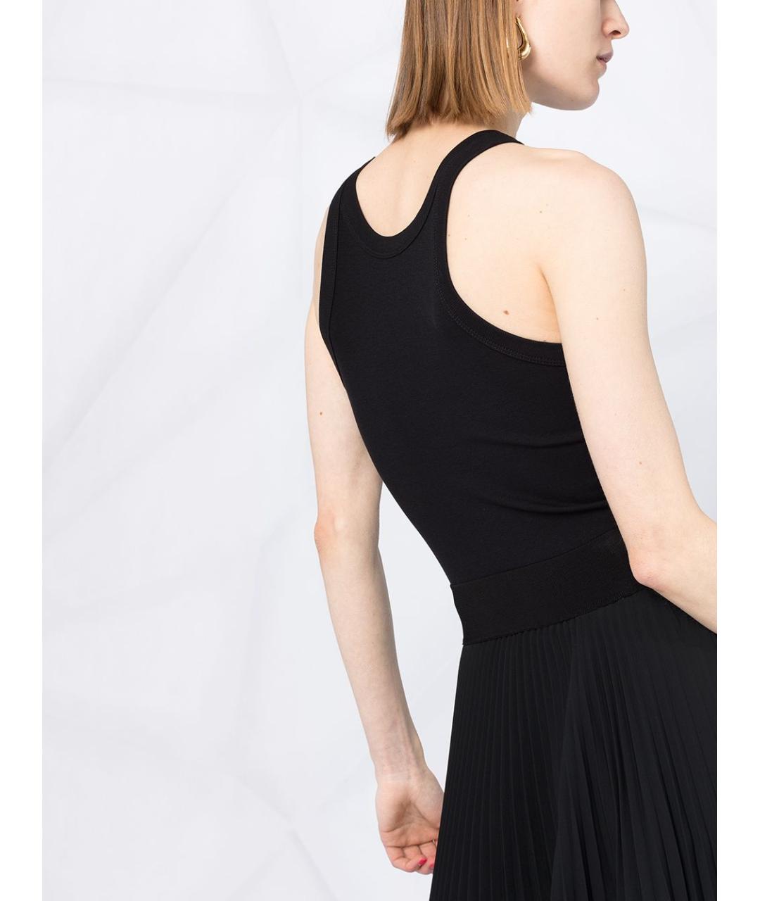 TOTEME Черная хлопковая майка, фото 4