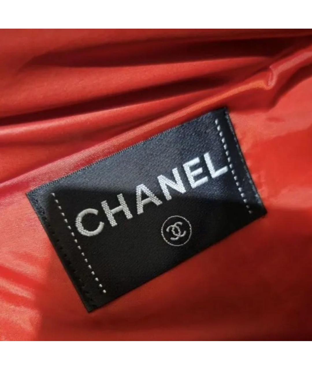CHANEL Красный полиамидовый пуховик, фото 3