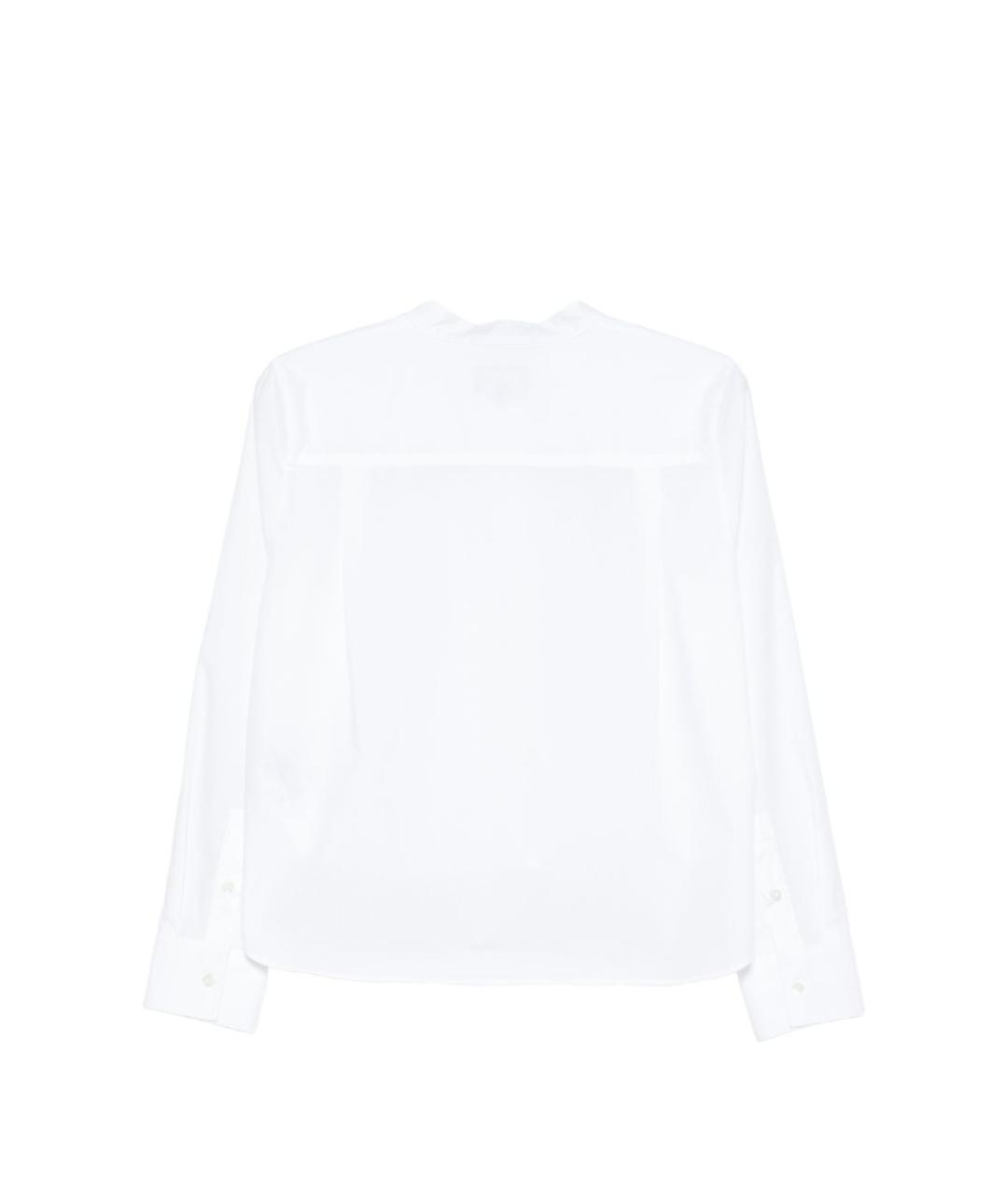 EMPORIO ARMANI Белая хлопковая рубашка, фото 3