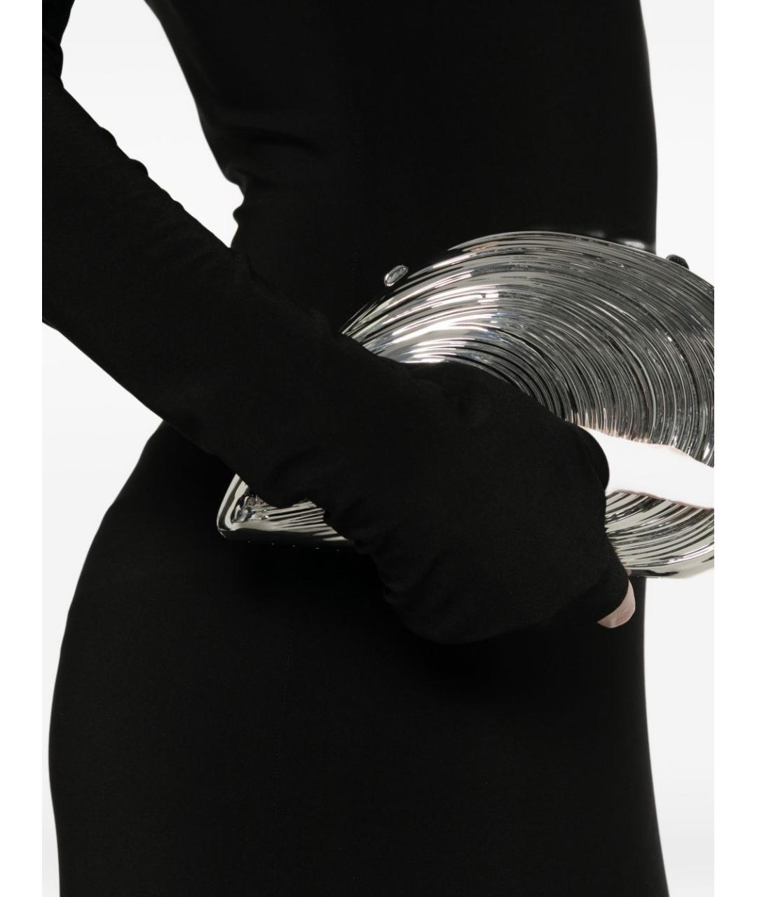 NORMA KAMALI Черное полиэстеровое повседневное платье, фото 3