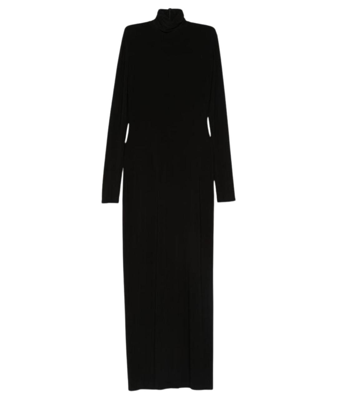 NORMA KAMALI Черное полиэстеровое повседневное платье, фото 1