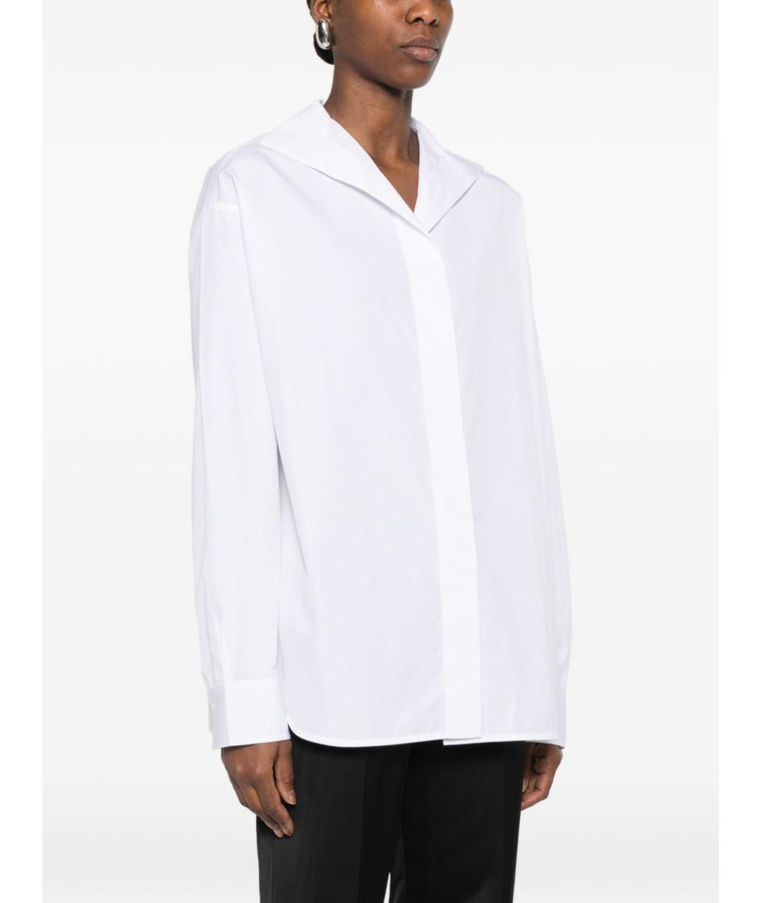 TOTEME Белая хлопковая рубашка, фото 3