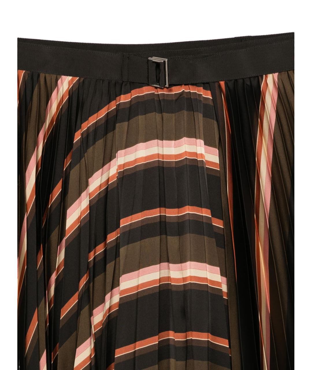 SACAI Мульти полиэстеровая юбка миди, фото 3