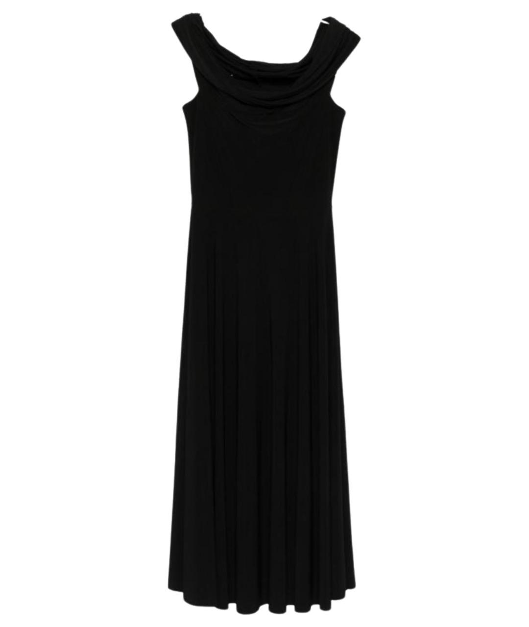 NORMA KAMALI Черное полиэстеровое вечернее платье, фото 1