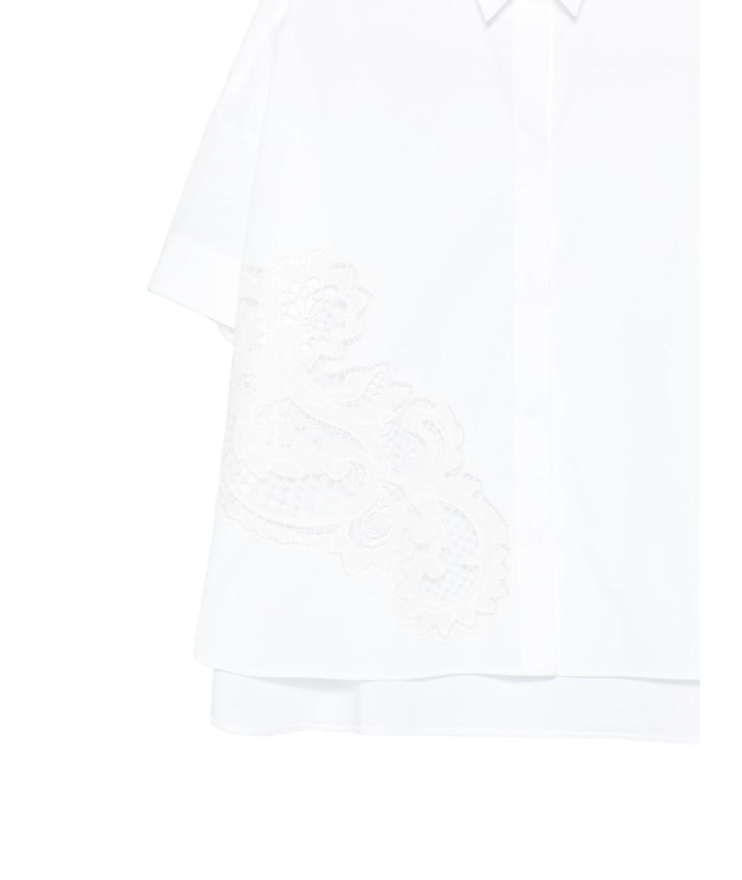 FAY Белая хлопковая рубашка, фото 3