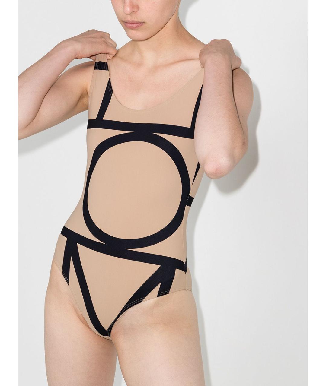 TOTEME Бежевый полиамидовый купальник, фото 2