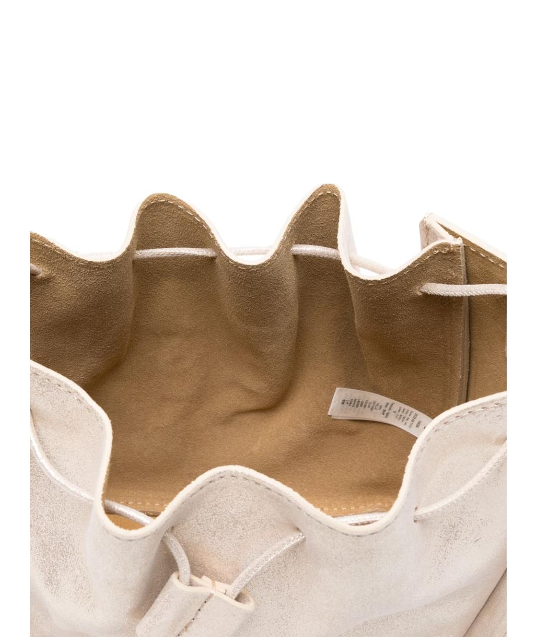 FORTE FORTE Бежевая кожаная сумка через плечо, фото 4