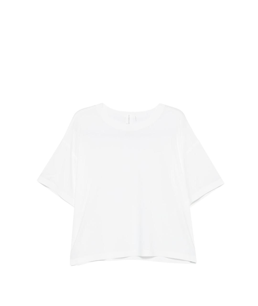 NORMA KAMALI Белая полиэстеровая футболка, фото 1