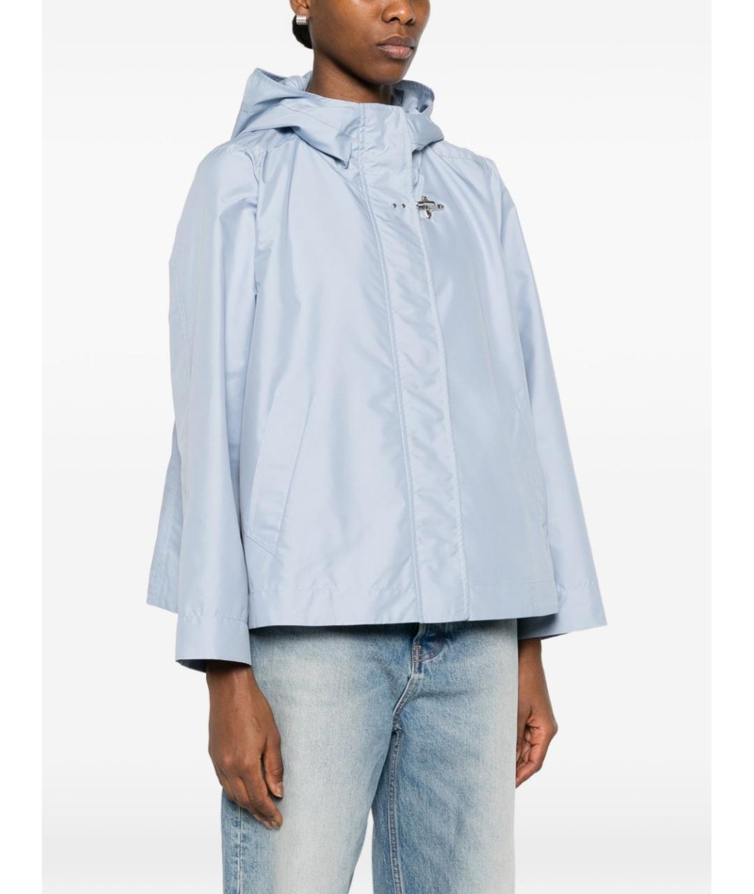 FAY Голубая полиэстеровая куртка, фото 2