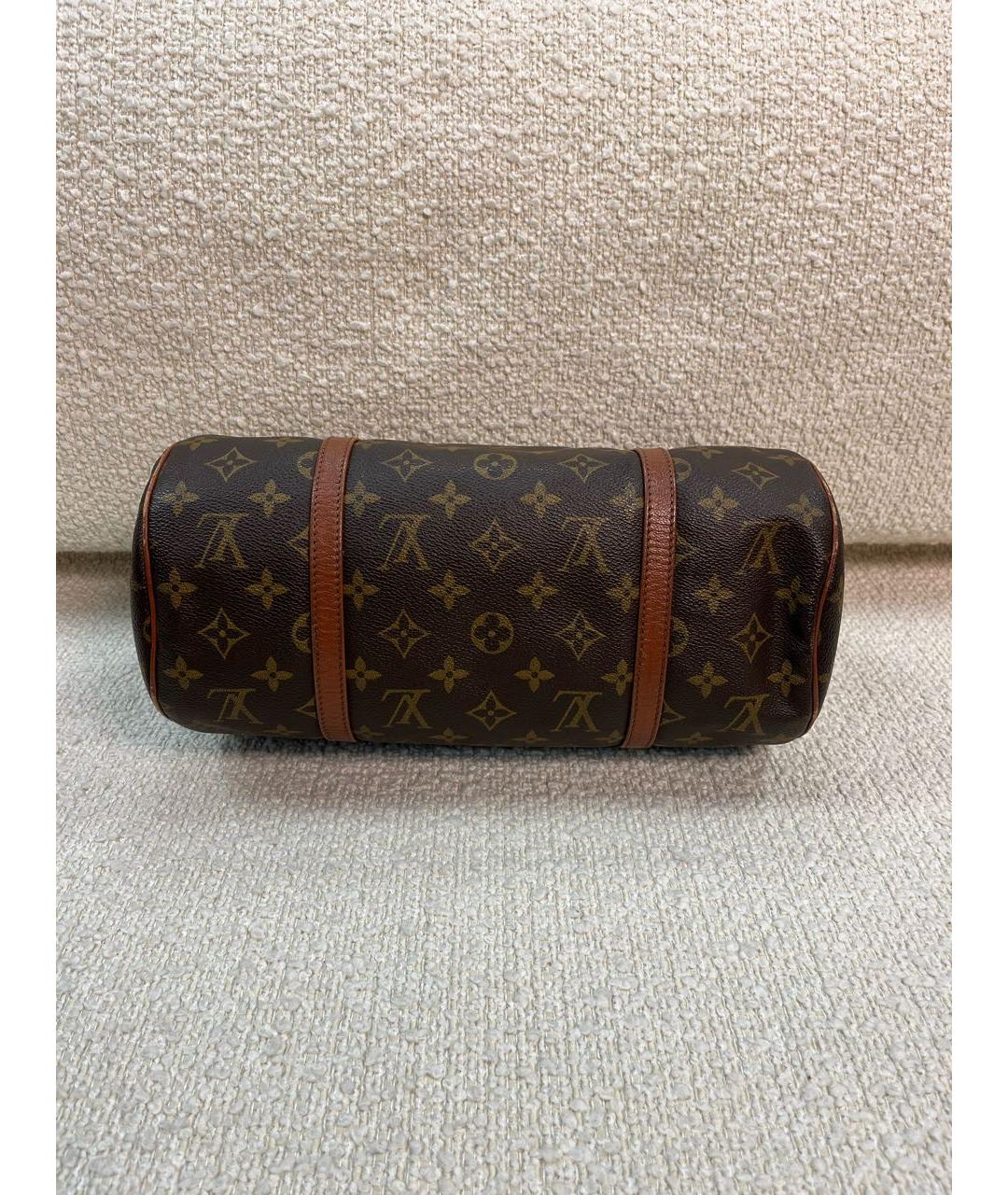 LOUIS VUITTON Коричневая сумка с короткими ручками, фото 7