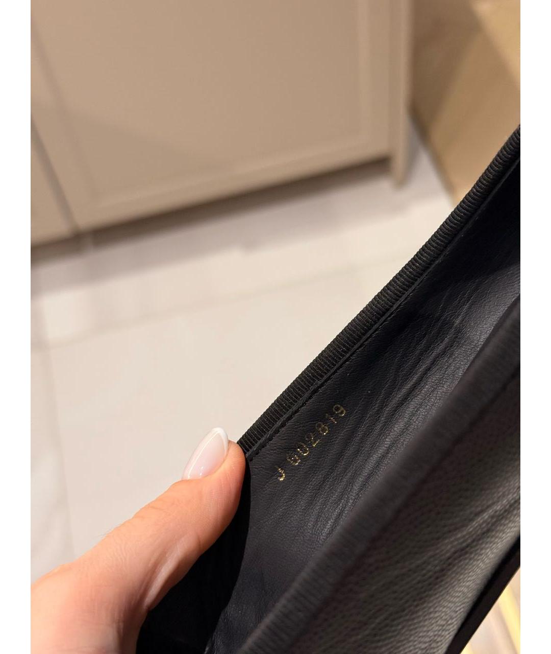 CHANEL Черные кожаные балетки, фото 6