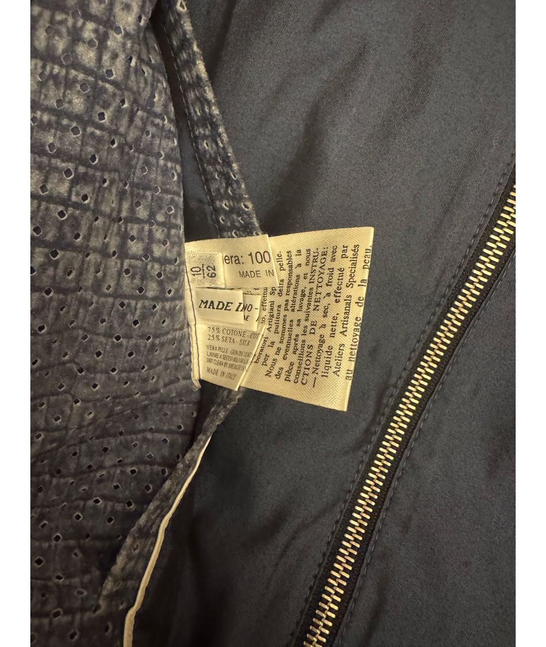 BRIONI Синяя хлопковая куртка, фото 6