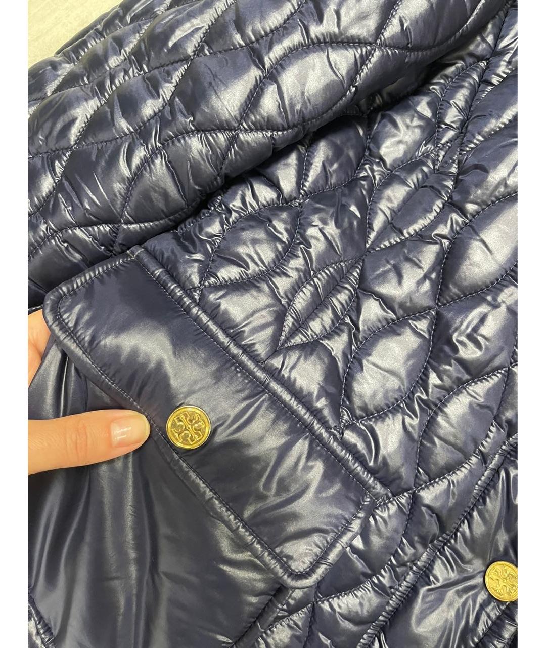 TORY BURCH Темно-синяя куртка, фото 4