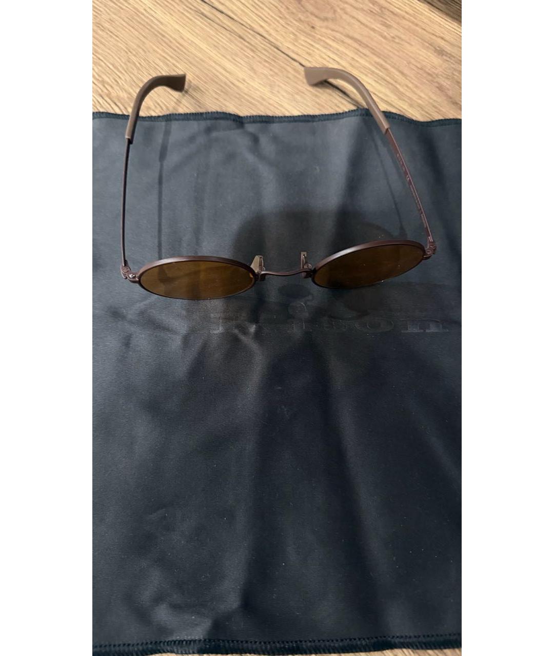 KITON Коричневые солнцезащитные очки, фото 7