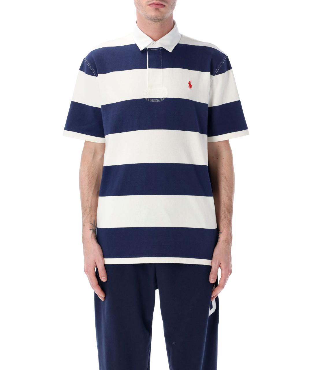 POLO RALPH LAUREN Мульти хлопковое поло с коротким рукавом, фото 1