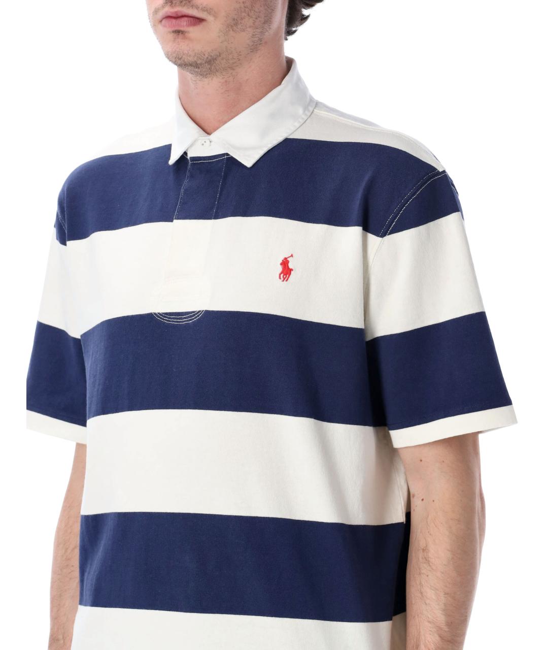 POLO RALPH LAUREN Мульти хлопковое поло с коротким рукавом, фото 3