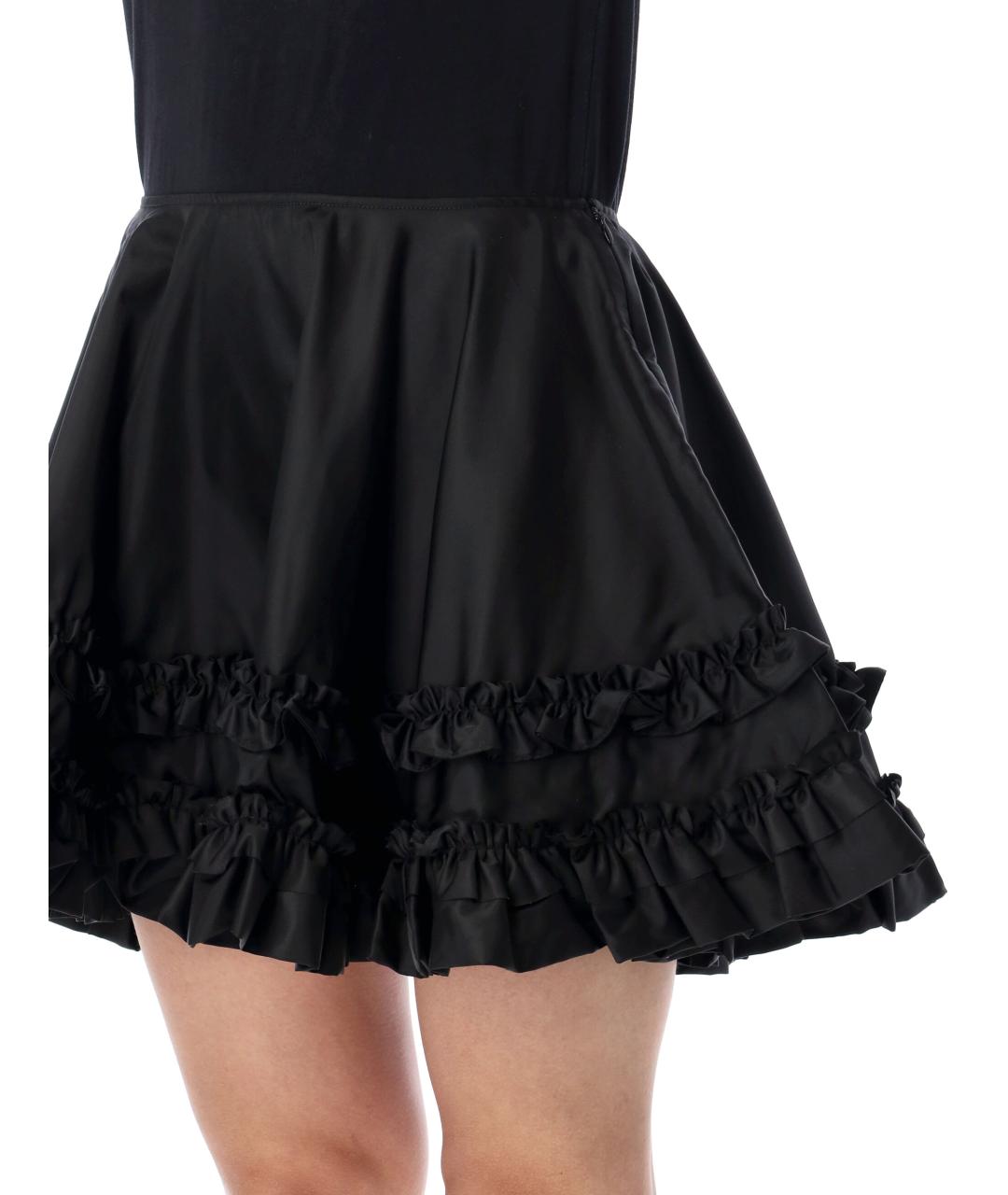 GANNI Черная юбка мини, фото 3