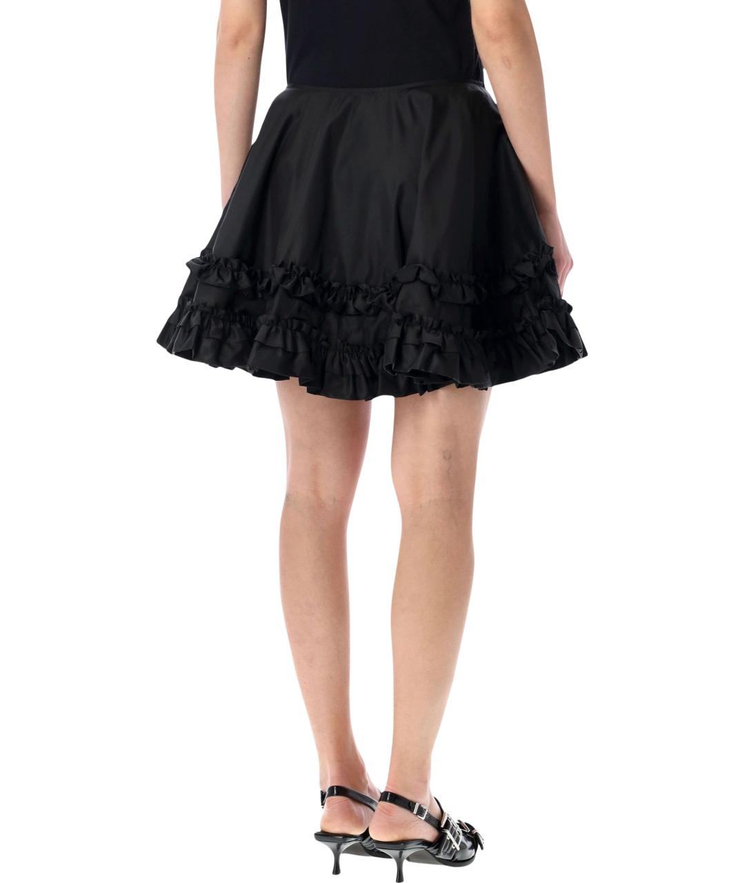 GANNI Черная юбка мини, фото 2
