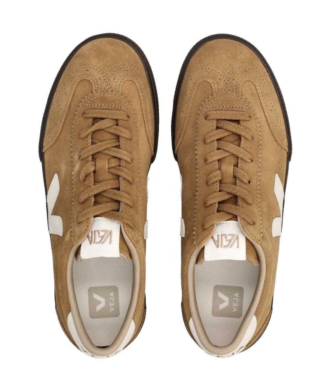 VEJA Коричневые замшевые низкие кроссовки / кеды, фото 2