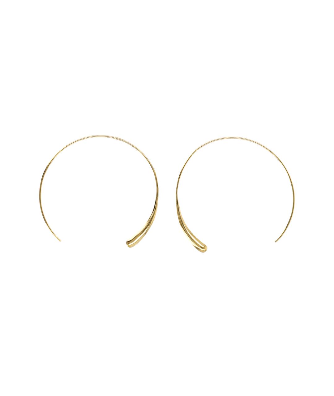 SOEUR Золотые металлические серьги, фото 2