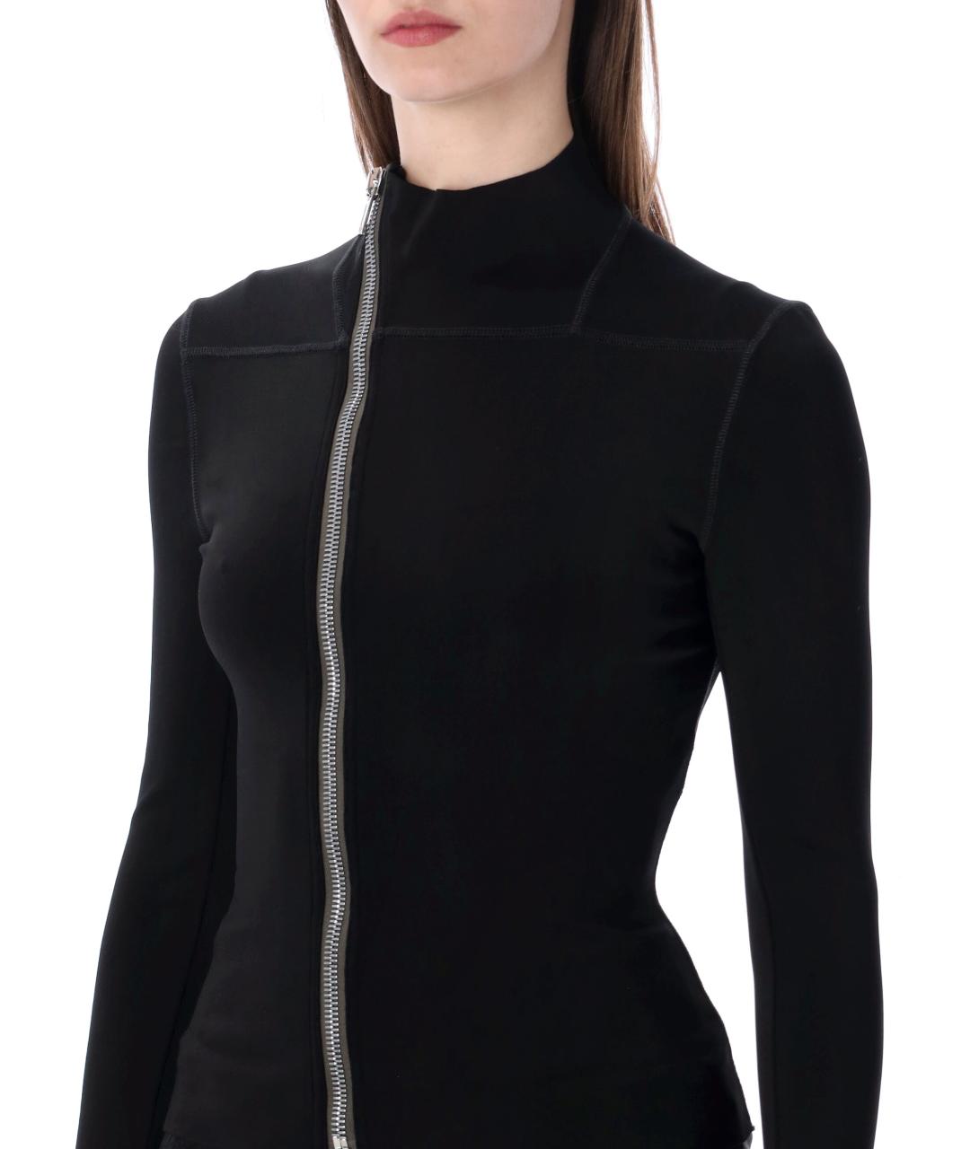 RICK OWENS Черная вискозная куртка, фото 3