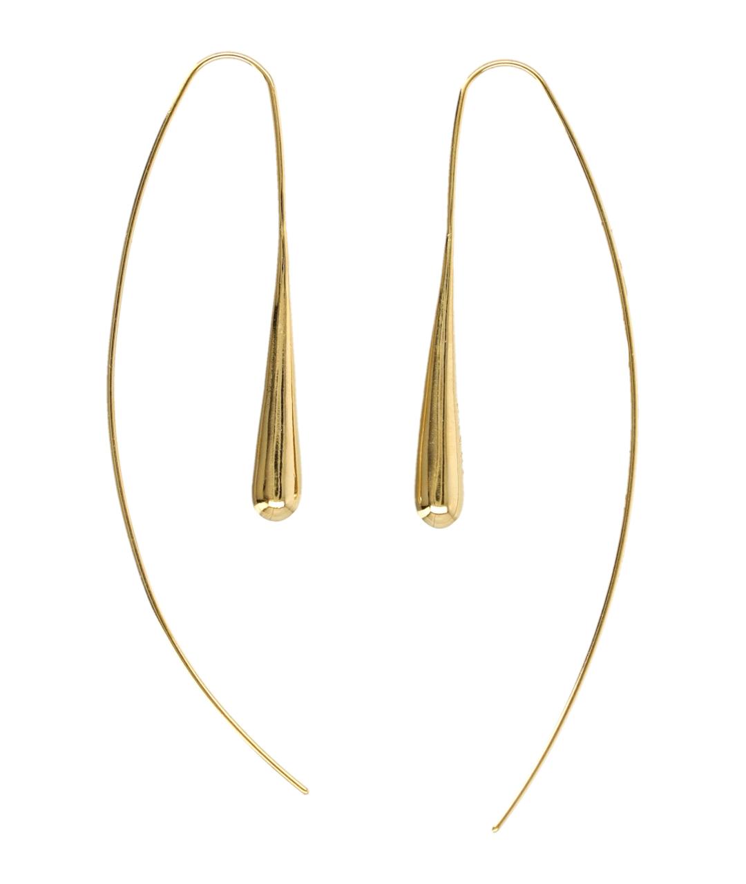 SOEUR Золотые металлические серьги, фото 2