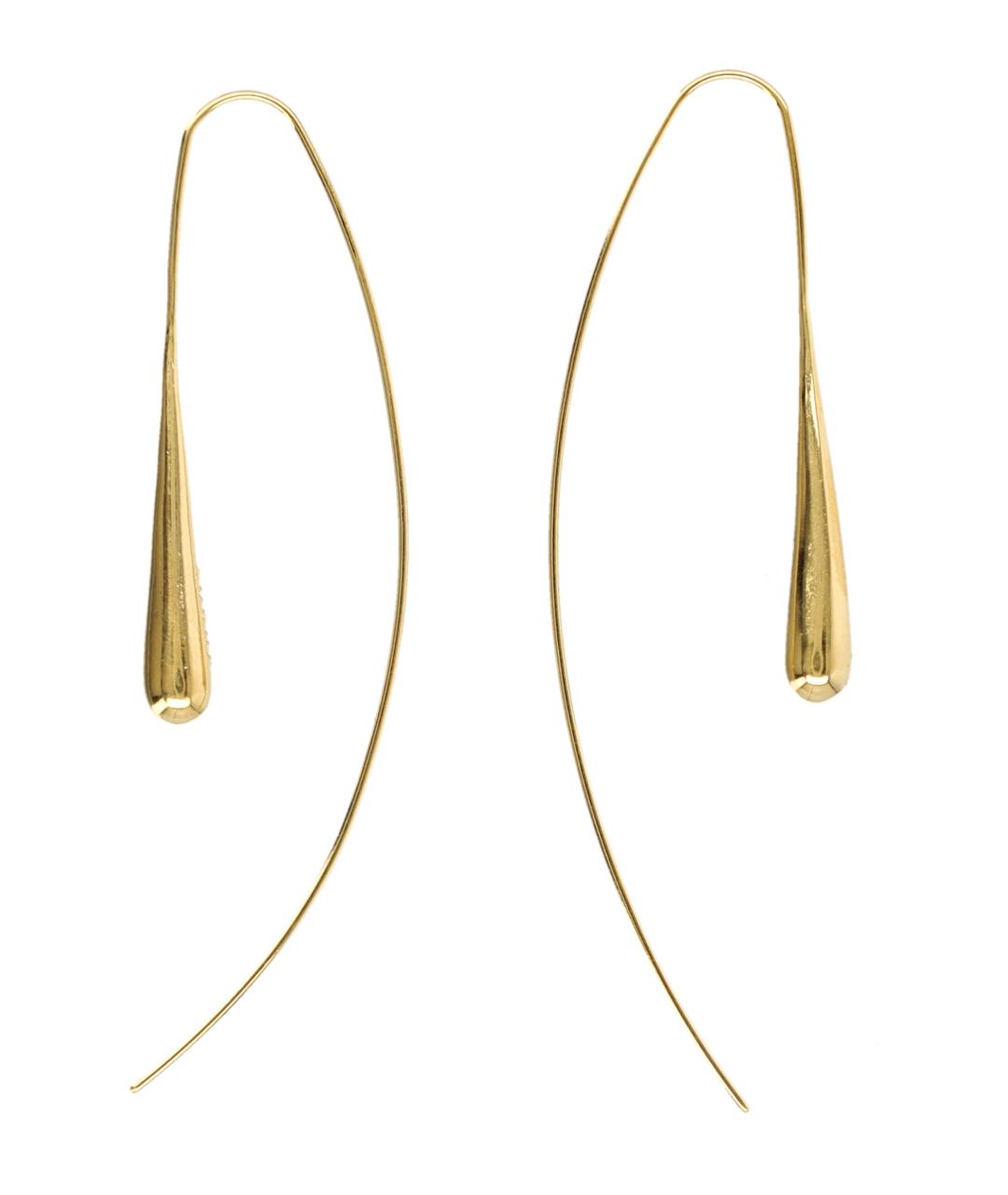 SOEUR Золотые металлические серьги, фото 1